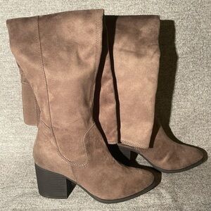 BP Faux Leather Knee Boots. NWT